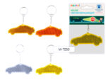 Брелок светоотражающий Авто, фигурный 24 шт/скл  240 шт/уп М-7233