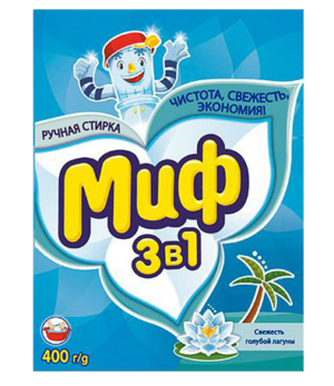 МИФ ручн. стир. Свежесть Лаванды и Ромашки 400 гр 11 шт/уп