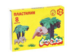 Пластилин Каляка Маляка 8  цв 120 гр 23 шт/уп ПКМ08