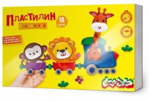 Пластилин Каляка Маляка 18 цв. 360 гр. 10 шт/уп