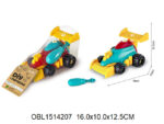 Конструктор машина гоночная с отверткой 2 цвета № 2026-B / Код 150297
