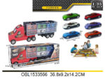Перевозчик 36 см  6 машин в грузовой машине № LA-521 / Код 148491