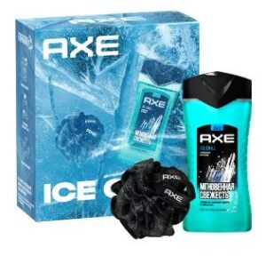 AXE набор муж. Ice Chill (гель для душа 250 мл + мочалка) 6 шт/уп