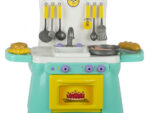 Набор "Моя кухня" стойка с плитой,духовкой+18 пред.(посуда,продукты) Арт. У 548