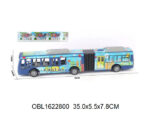Автобус инерционный,с гармошкой 35*5*7 см  Y773