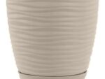 Горшок цветочный Лиана 6 л ( пыл-серый)  10 шт/уп
