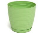 Горшок цветочный Лиана 4,3 л ( салатовый )  10 шт/уп