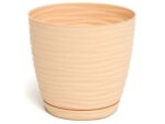 Горшок цветочный Лиана 4,3 л ( бежевый )  10 шт/уп