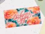 Конверт для денег "От всего сердца!" пионы, 16,5 х 8 см 10шт/уп 10453085