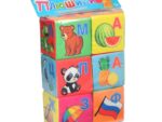 Кубики мягкие "Весёлая азбука " 6 шт  Д-413-18   Стром