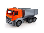 Самосвал Мерседес "Axor" (3-х осный 24,5 см. Оранж.) Бренд: Лена арт 08879
