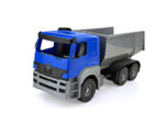 Самосвал Мерседес "Axor" (3-х осный 24,5 см. Синий.) Бренд: Лена арт 08880