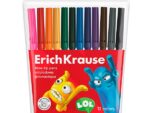 Фломастеры Jolly Friends 12 цветов 24 шт/уп ERICH KRAUSE 61831