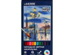 Карандаши авкарельные Trio Mega Soft 12 цветов 12 шт/уп DEVENTE 5022121