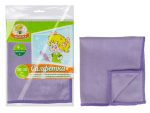 Салфетка Умничка для Стекла микрофибра гладкая 30*30 см 60 шт/уп SY-B-009
