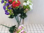 Камелия 7 веток, 21 цветок  50 см 2шт/уп  (мешок 40шт) №5Б