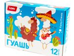 Гуашь Fanny Frends 15 мл. 12 цветов 12 шт/уп LORI Гф-003
