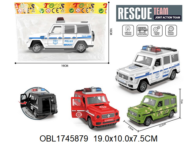 Джип полиция инерция № 1323-13A / Код 153121