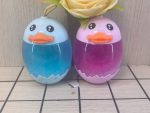 Слайм Утка прозрачный с блестками 11 см  ккк-713  6 шт/уп