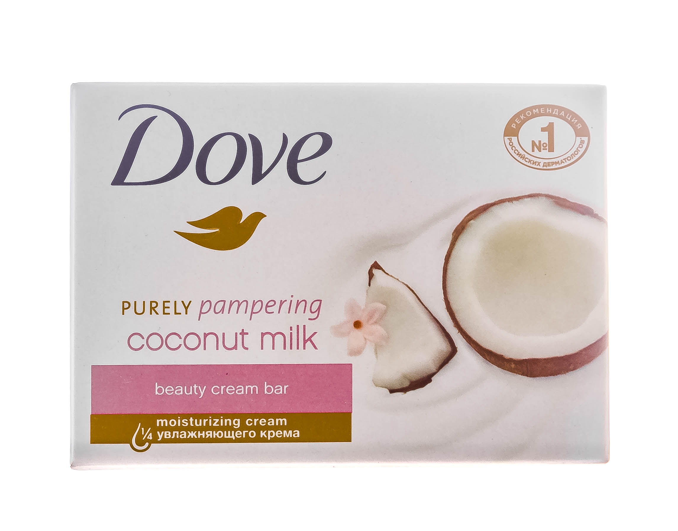 Дав мыло 135 гр. Coconut Кокосовое молочко ( без перевода ) 48 шт/уп 2459