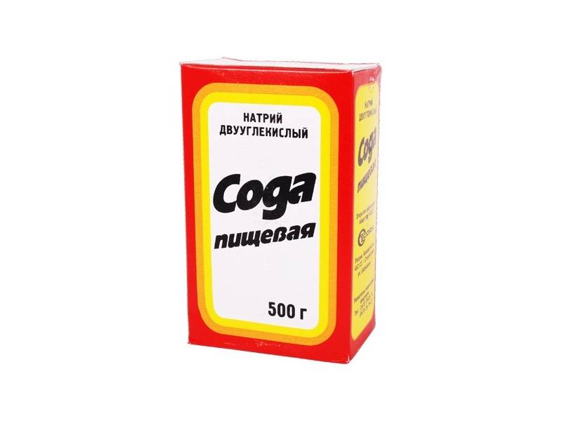 Сода пищевая 500 гр. 24 шт/уп