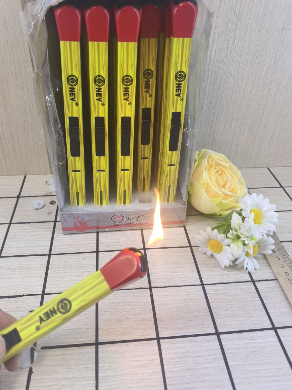 Зажигалка для Плиты "Спичка" газовая,с уровнем 24 шт/уп