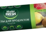 Мастер ФРЕШ Пакеты для продуктов 50 штук 40 шт/уп С0005788