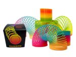 Пружинка-радуга (Slinky) Мини, 6.3x6.3x6см, 4 вида в ассорти. [цена за шт.] (B1028-P)