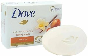 Дав мыло 135 гр. Purely pampering Корица и ваниль ( без перевода ) 48 шт/уп 2461