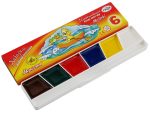 Акварель Гамма "Мультики" 6 цветов карт/уп 24 шт/уп