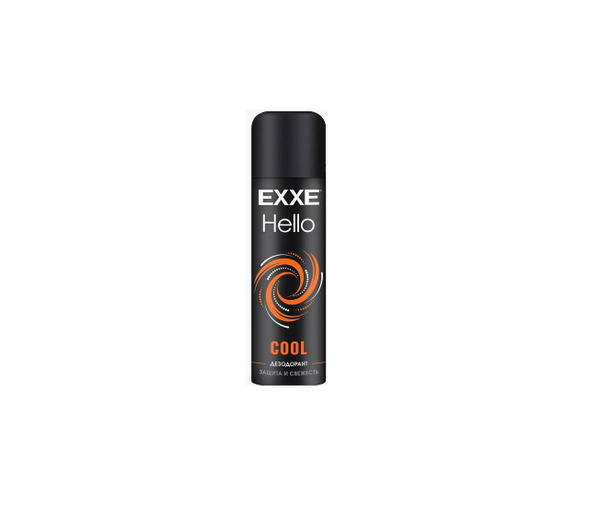 Мужской дезодорант EXXE Hello MEN 150 мл  COOL (СПРЕЙ) 12 шт/уп 8156