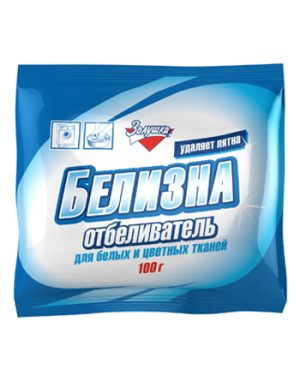 Белизна отбеливатель универс. без хлора порошок 100 гр 50шт/уп Золушка