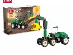 Конструктор JIE STAR Harvest Ranch: Деревообрабатывающий харвестер, 77 дет. (58059-2)