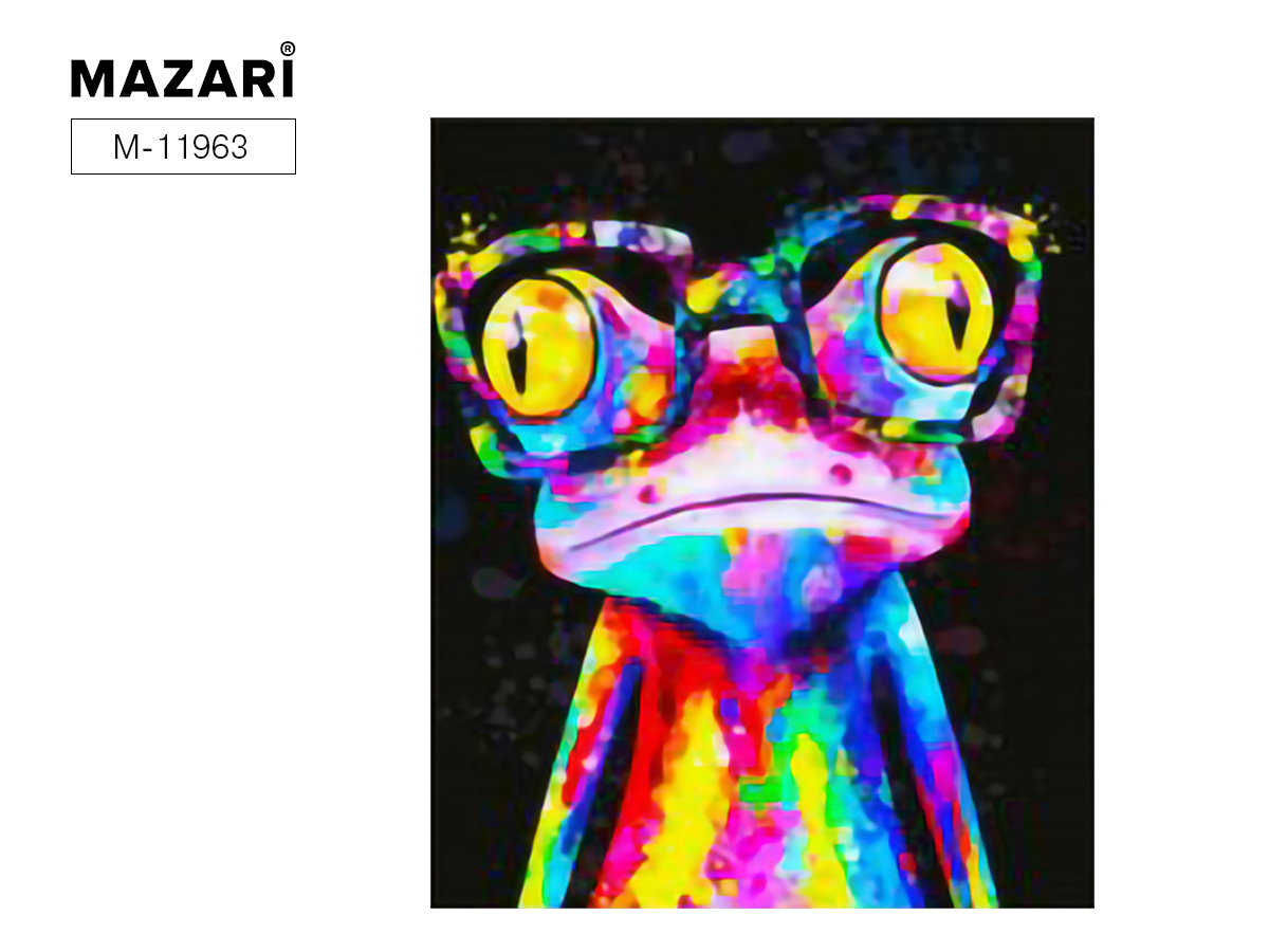 Алмазная мозаика с мольбертом ХИПСТЕР, 21х25см, 1 дизайн, частичная выкладка,  ОПП упаковка.М-11963