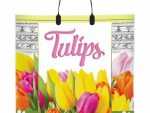Сумка п/эт (пл. ручка)  360*340 Тюльпан 100 шт/уп