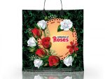 Сумка п/эт (пл. ручка)  360*340 Коллекция роз 100 шт/уп