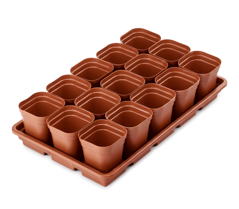 Набор для рассады Сезон 15 стаканов на поддоне ) 10 шт/уп НК