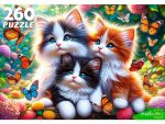 Пазл 260 Котята и бабочки Х260-4549 изделие  33 х 23 х 0,1 см 936-204