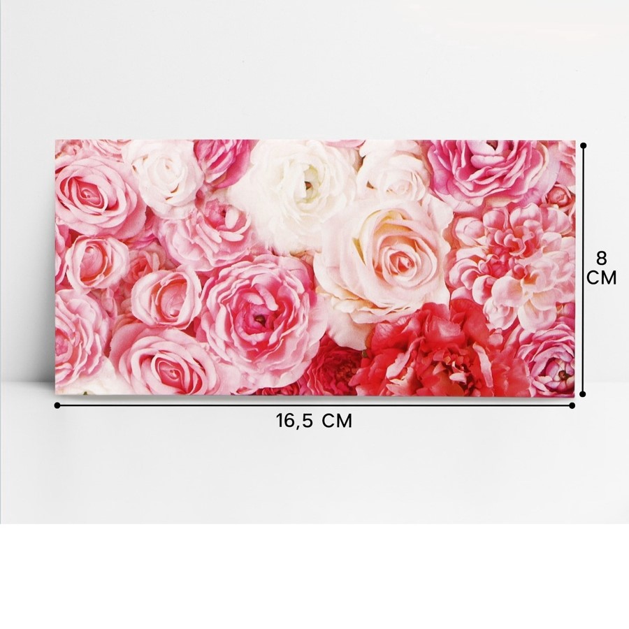 Конверт для денег "Розы" 16,5 х 8 см 2921195