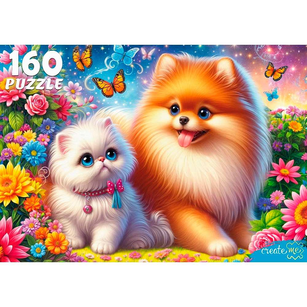 Пазл 160 Друзья в волшебном саду Ф160-4541изделие 33 х 23 х 0,1 см 936-195