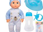 Пупс Miss Kapriz MK30K-G бутылочка,соска и горшок  30 см. с аксесс. в пак24 х 9,5 х 47 см 908-872.