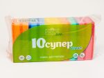 Губка д/посуды Супер STREAM 10 шт 100*65*20 мм 30 шт/уп