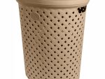 Корзина для белья 45 л пластм Plast Team Rattan 415х330х510 PT4087
