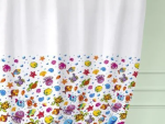 Штора для ванной 180*180 см Рыбки ПВД 35 мкм 20 шт/уп