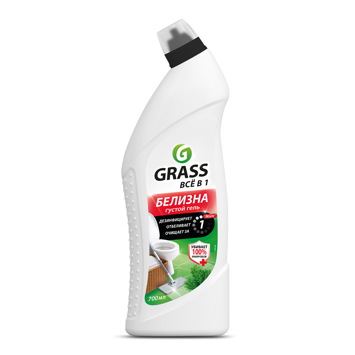 Белизна GraSS Гель Все&1 750 мл 12 шт/уп