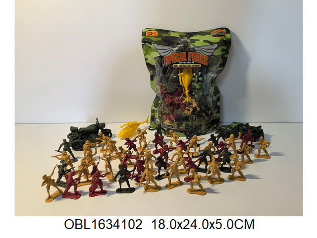 Набор Армия и техника (солдаты + вертолет + мотоцикл...) 0124-4/151222